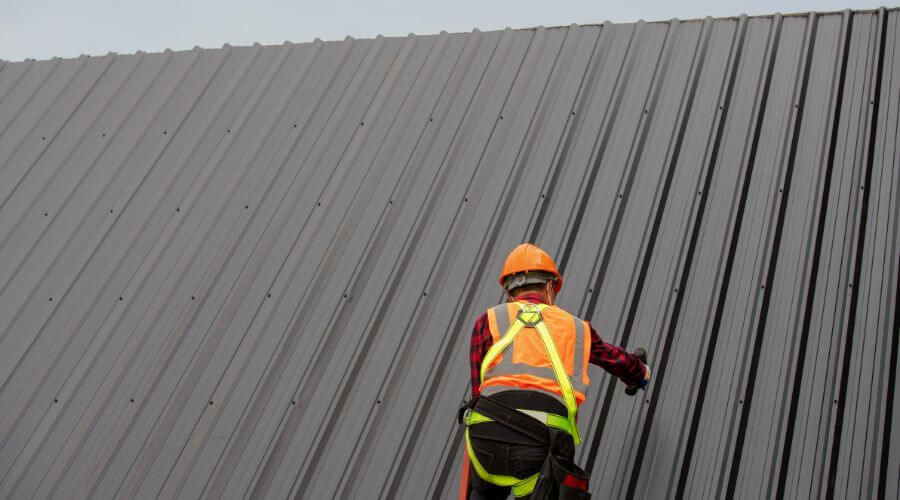Professional metal roof installation services in Phlox, WI